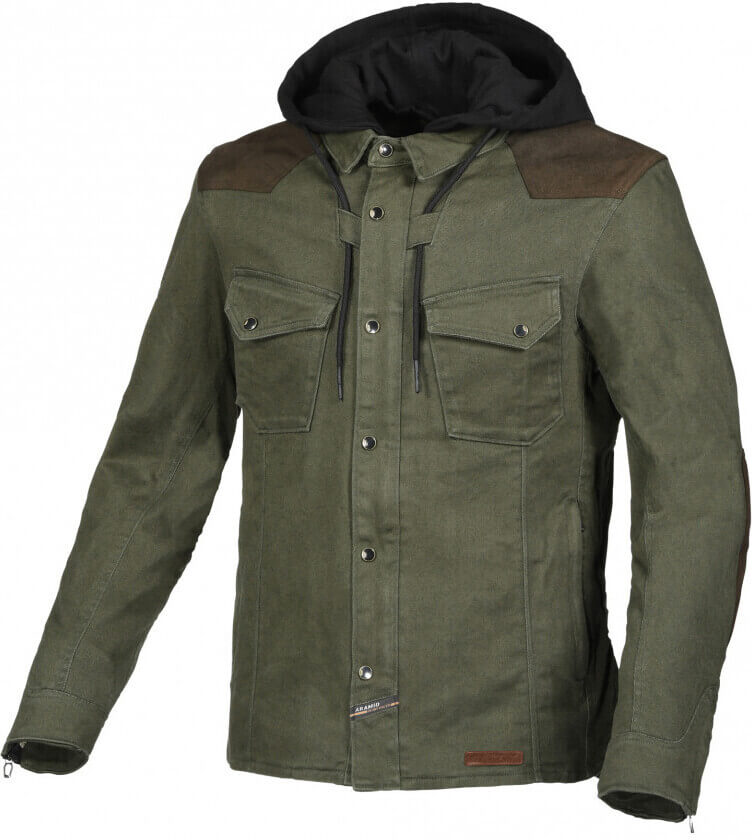 Macna Inland Hoodie Green/Brown 470