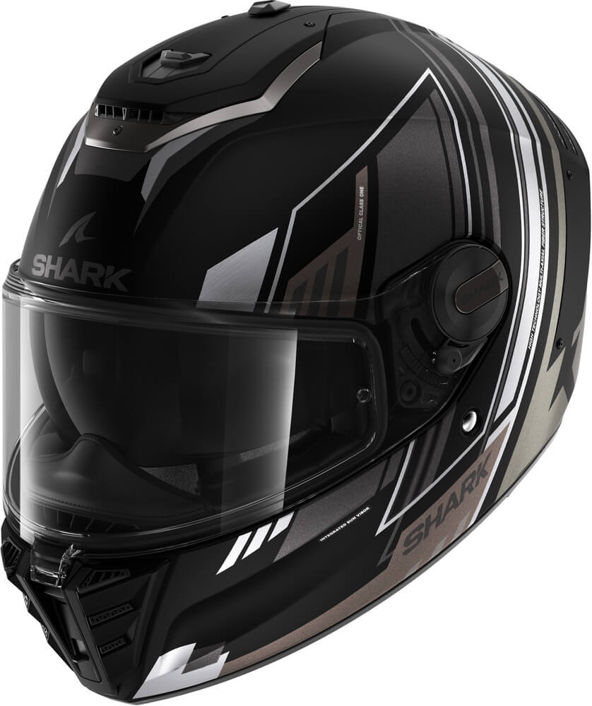 Shark Spartan RS Byhron Mat Black Anthracite Chrome KAU