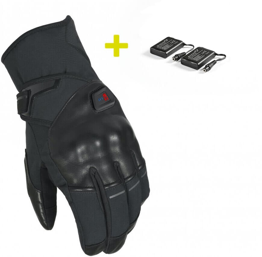 Macna Era RTX Heated Gloves Black + Accu Kit
