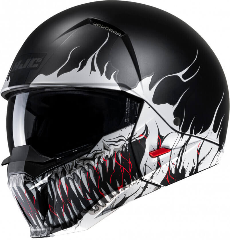 HJC i20 Scraw Black/White 123