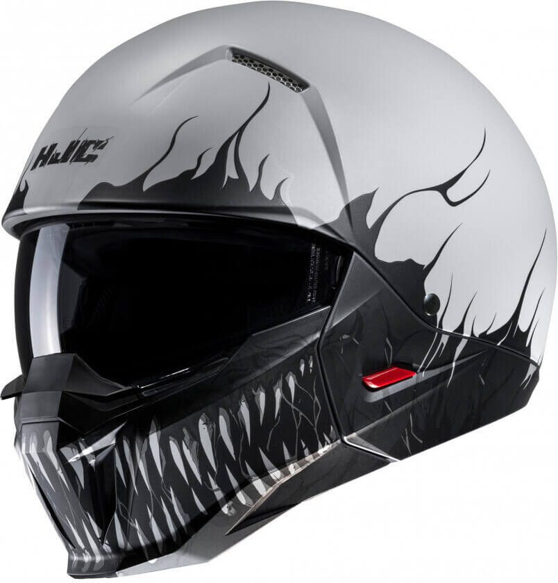 HJC i20 Scraw White/Black 210