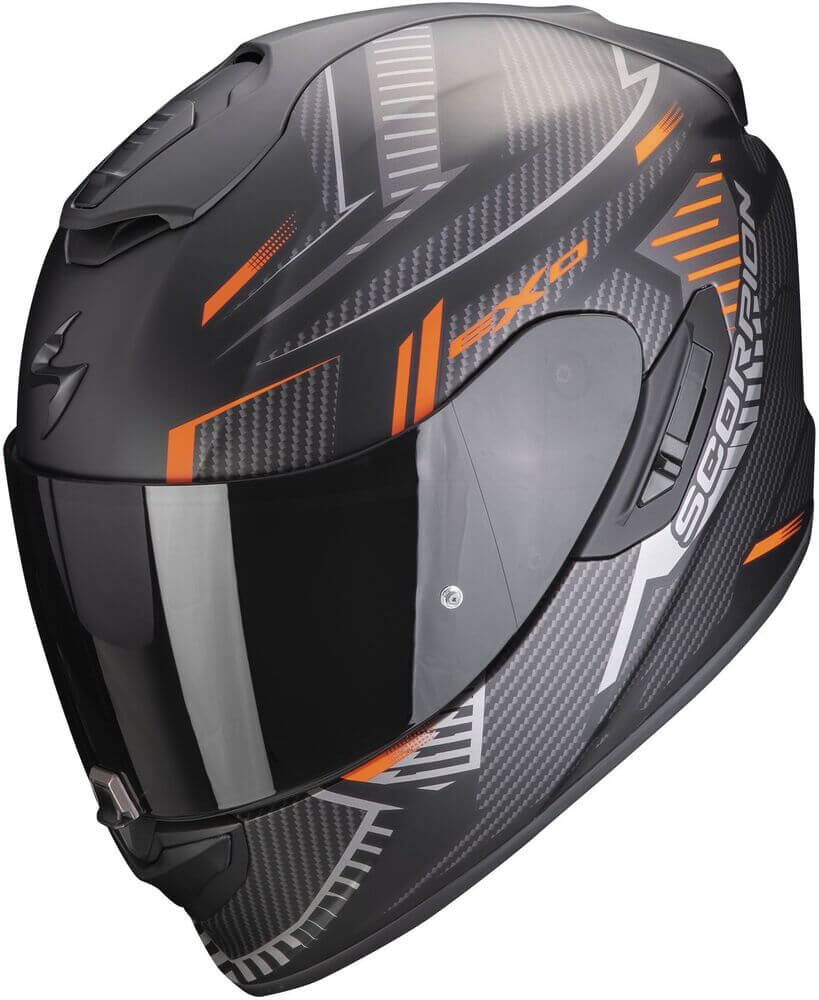 Scorpion EXO-1400 EVO Shell Matt Black/Orange