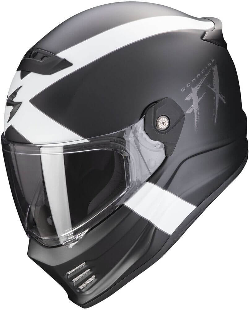 Scorpion COVERT FX Gallus Matt Black/White
