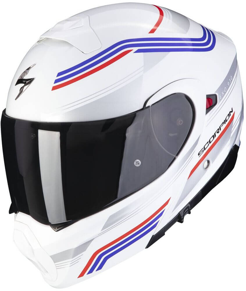 Scorpion EXO-930 Multi White/Blue/Red