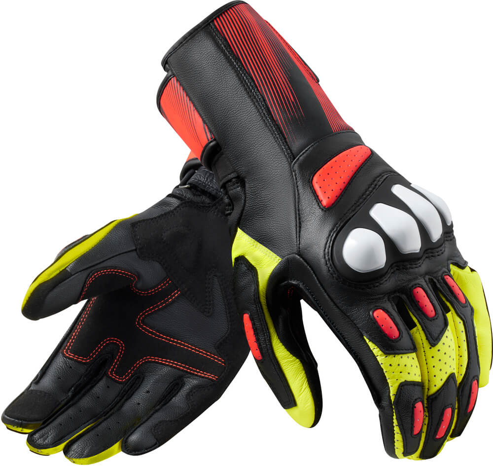 REV'IT Metis 2 Gloves Black/Neon Yellow