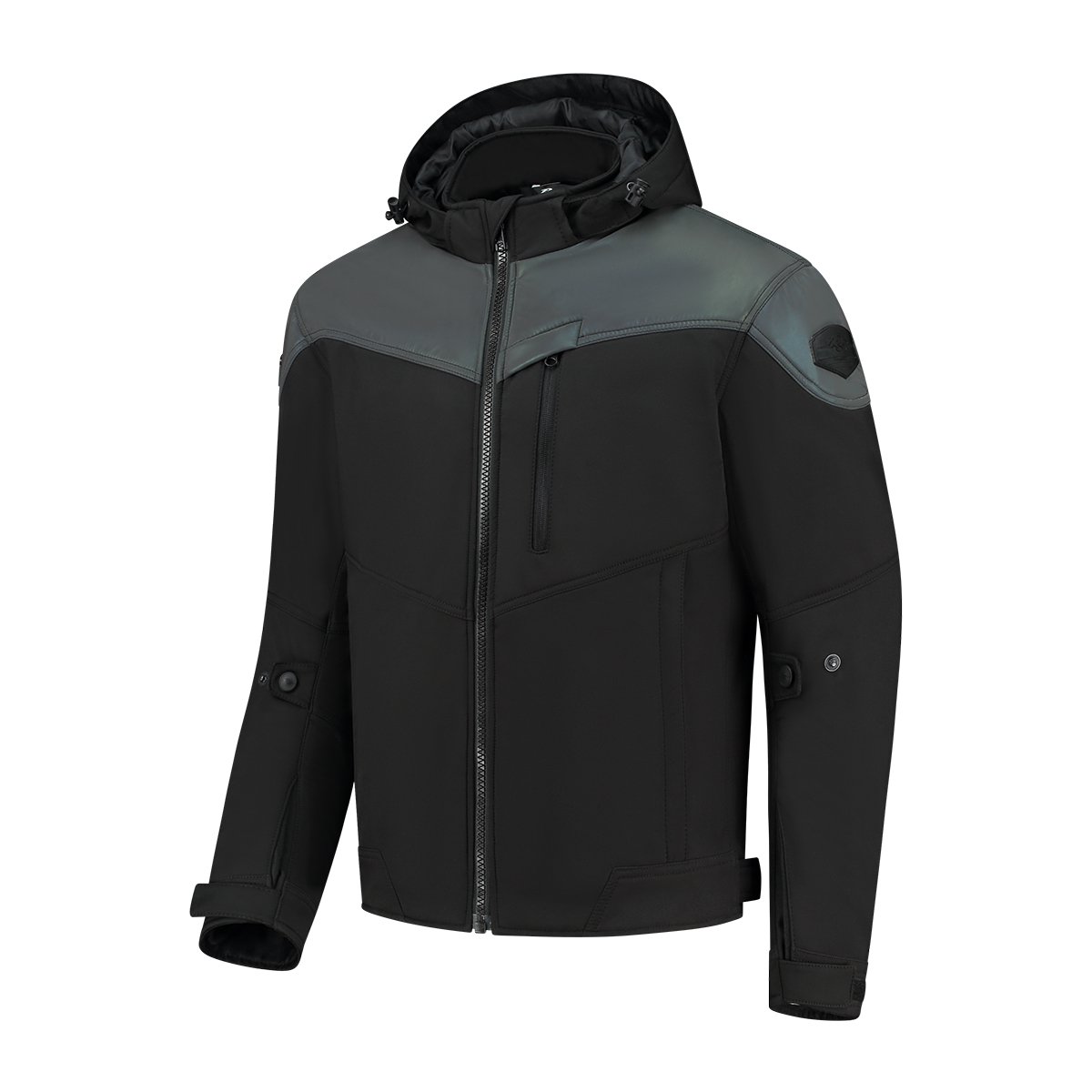 Rusty Stitches William Jacket Black/Oil Reflection 251