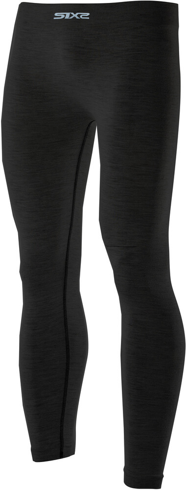 SIXS Merino Wool Leggings Black