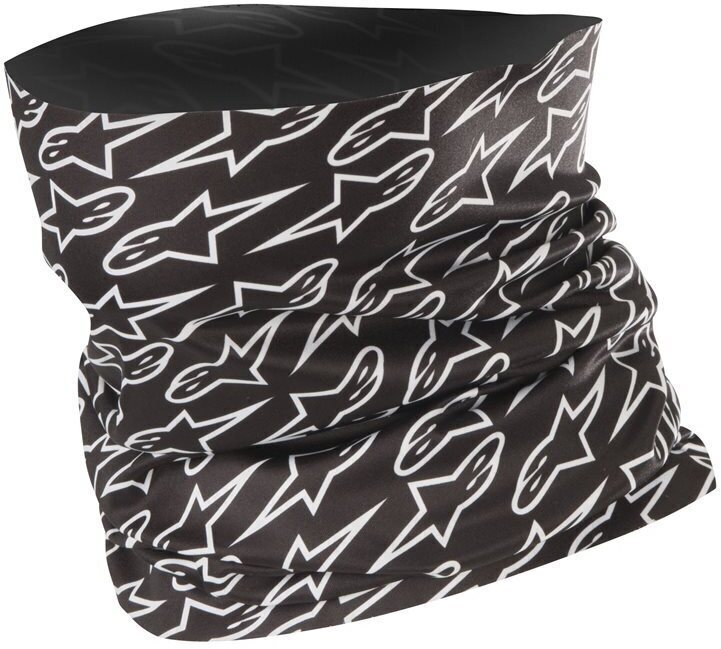 Alpinestars Astars Neck Tube Black White 12