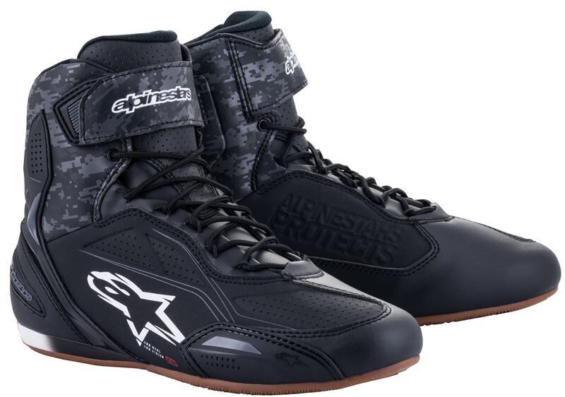 Alpinestars Faster-3 Shoes Black Dark Gray Gum 1182
