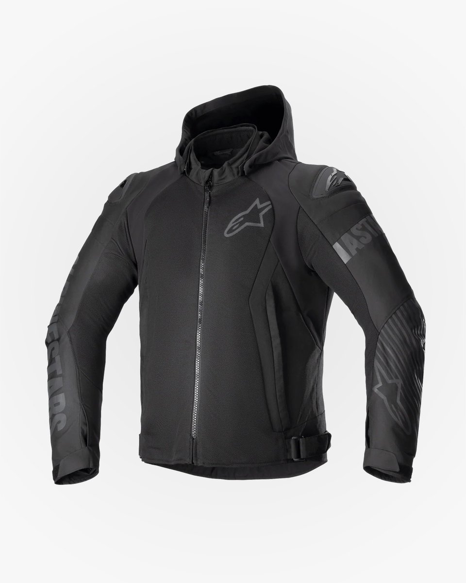 Alpinestars Zaca Air Jacket Black Black 1100 - Worldwide Shipping!