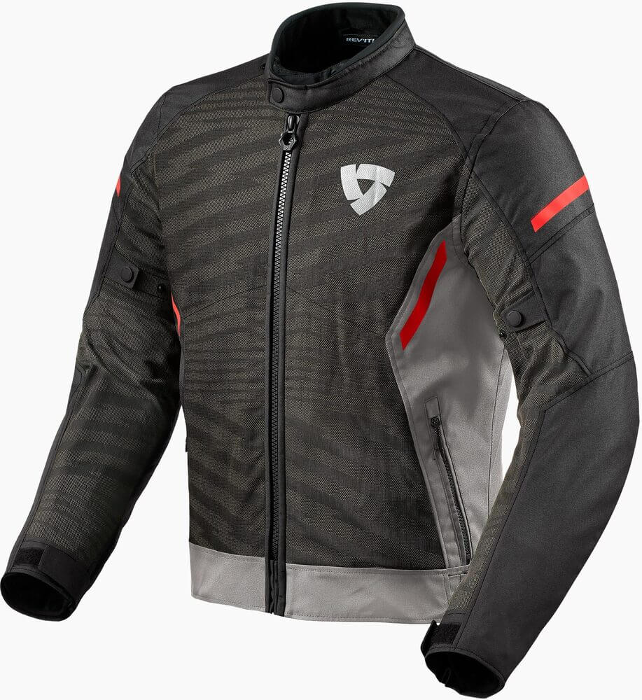 REV'IT Torque 2 H2O Jacket Grey/Red