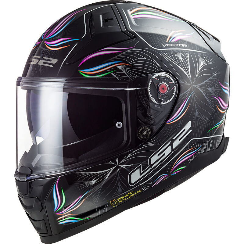 LS2 FF811 Vector II Tropical Black White 06