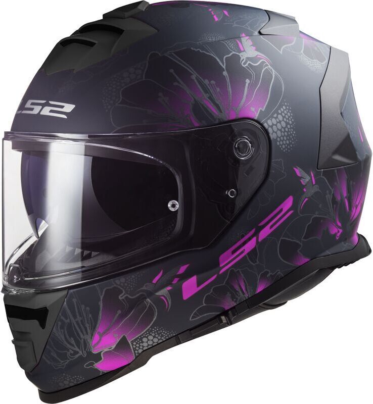 LS2 FF800 Storm II Burst Matt Black Pink