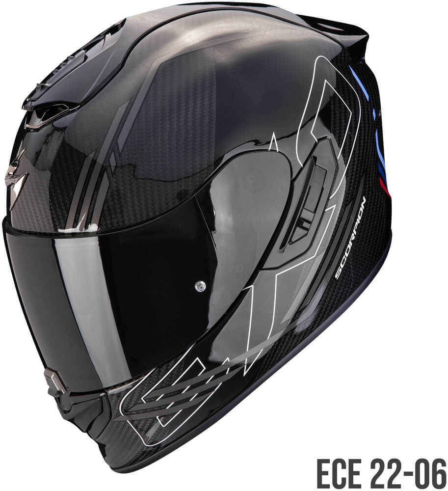 Scorpion EXO-1400 EVO 2 AIR Carbon Reika Black/Silver/Blue