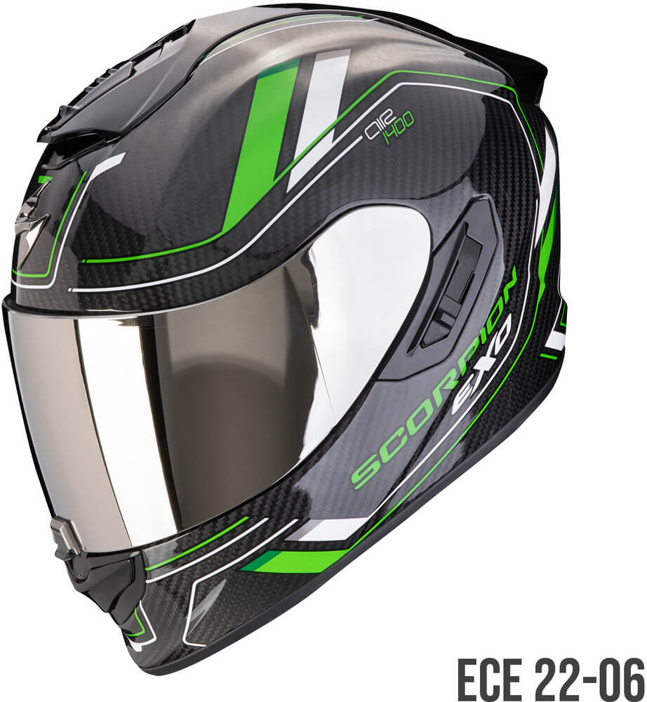 Scorpion EXO-1400 EVO 2 AIR Carbon Mirage Black/Green