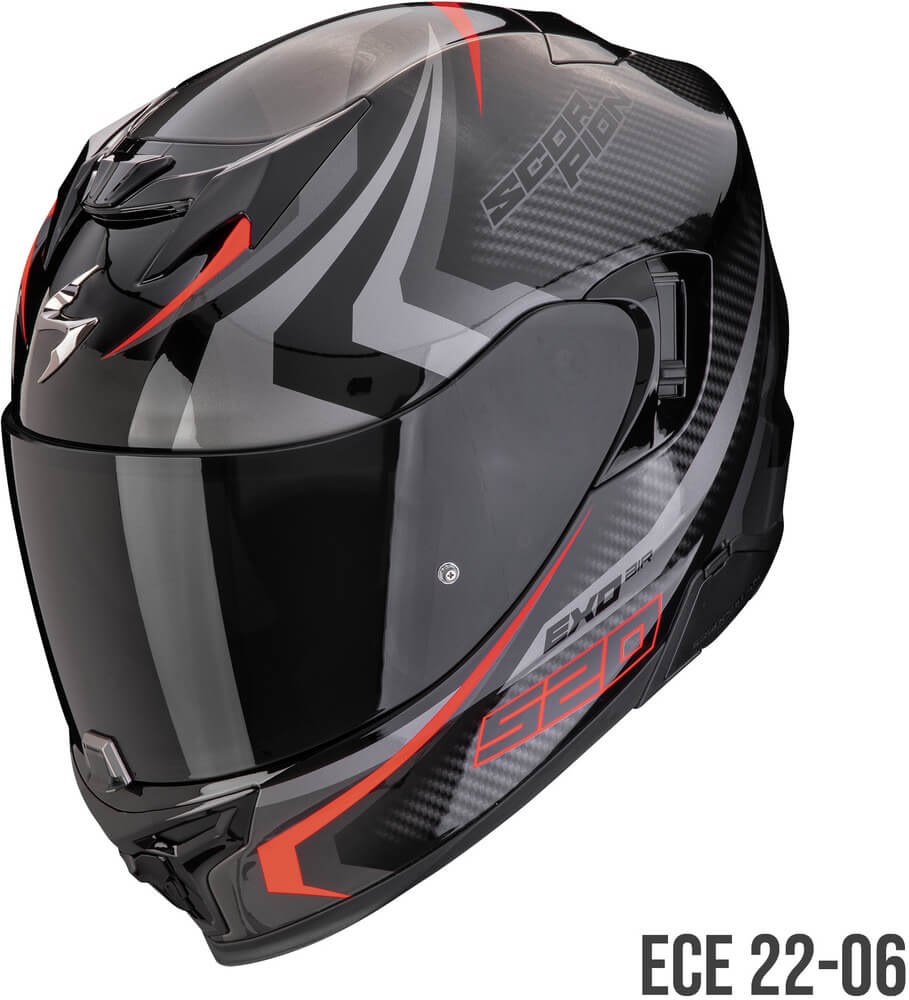 Scorpion EXO-520 EVO AIR Terra Black/Silver/Red