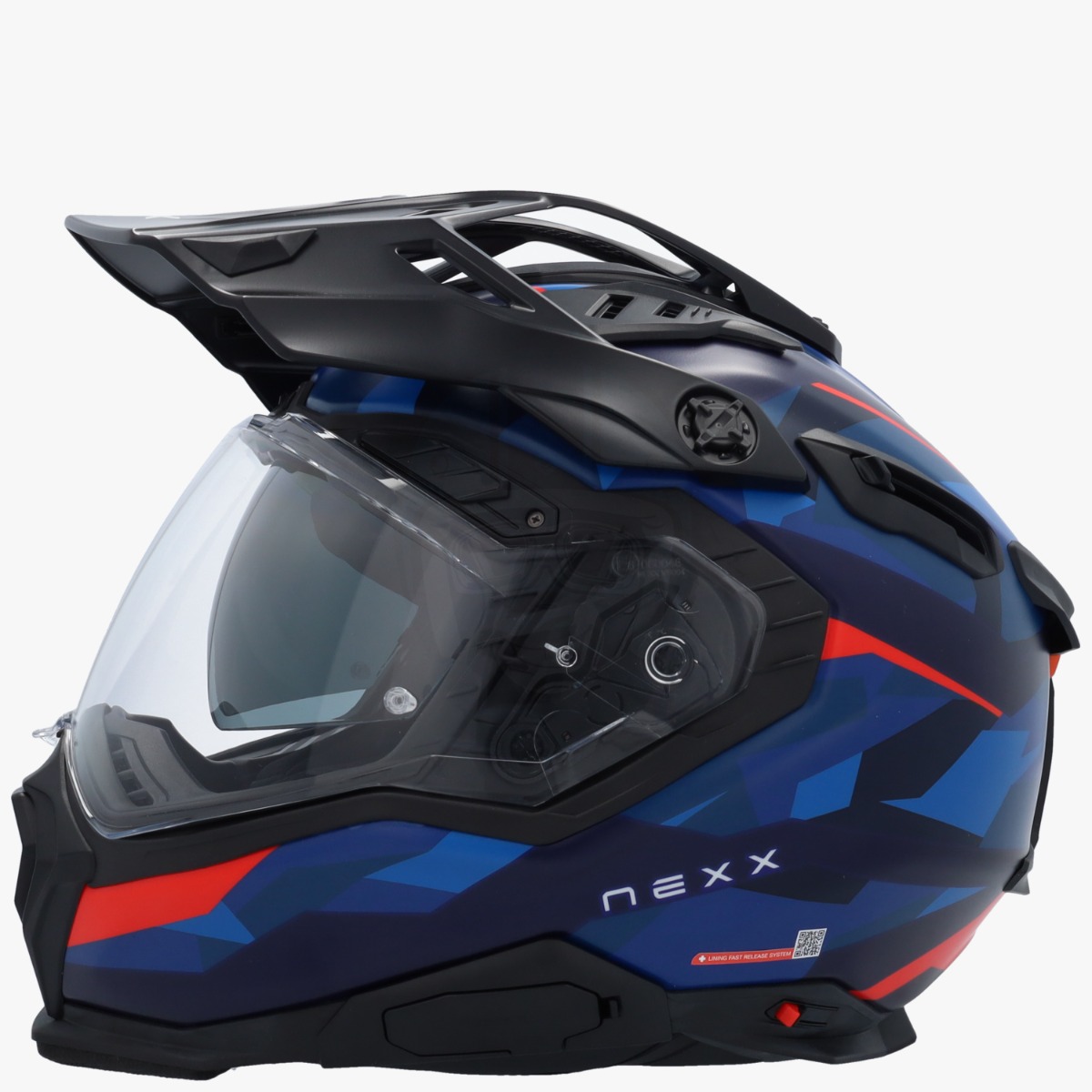 NEXX X.WED3 Trailmania Blue/Red Mat