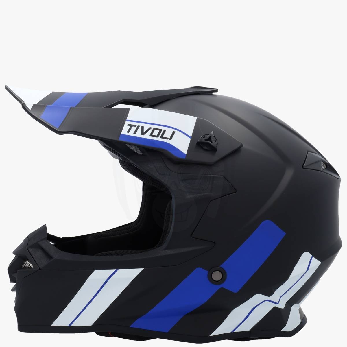 VITO Tivoli Mat Zwart/Blauw/Wit