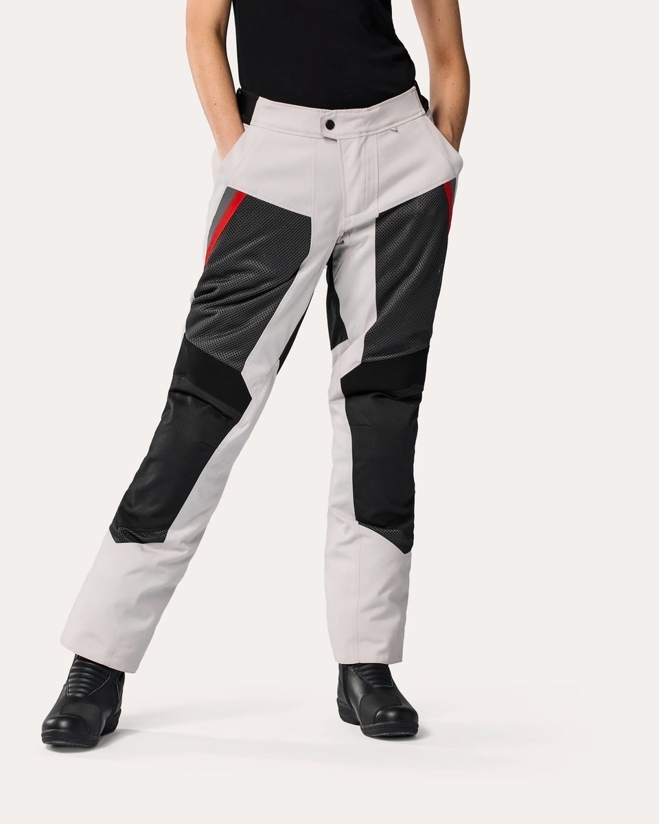 REV'IT Tornado 4 H2O Ladies Trousers Silver/Black
