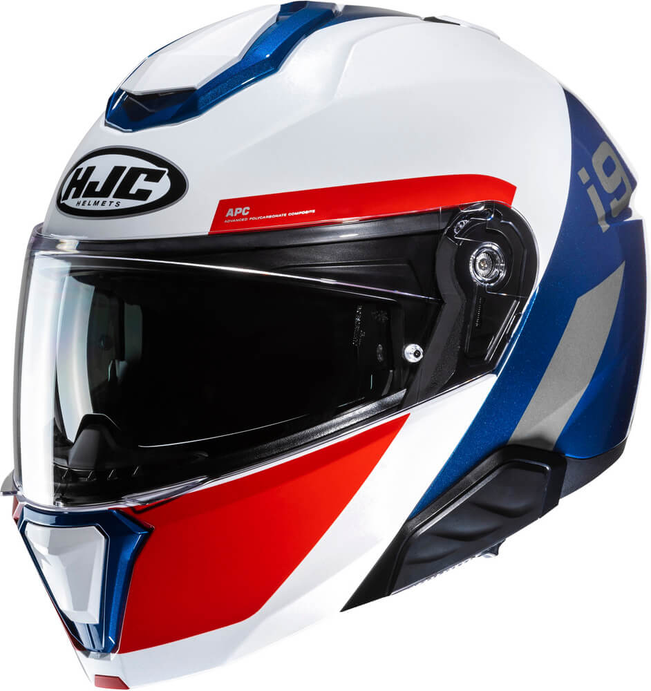 HJC i91 Bina White/Blue
