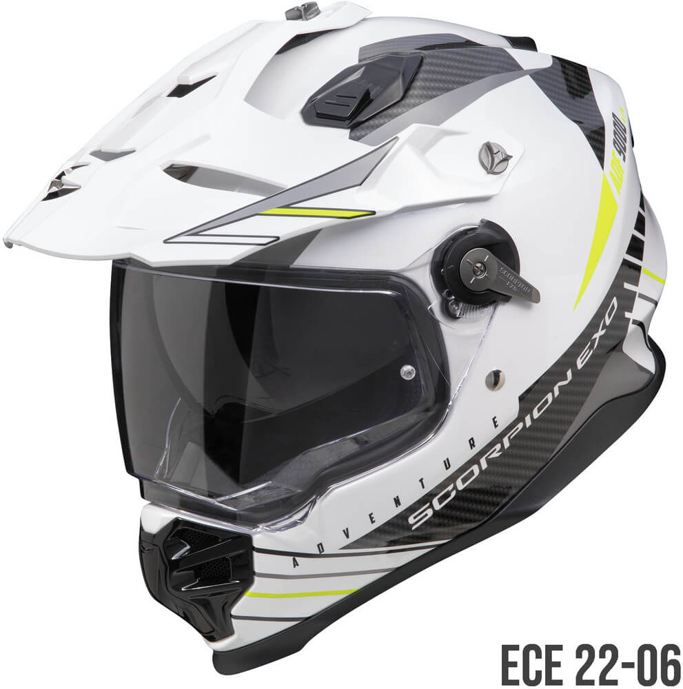 Scorpion ADF-9000 AIR Feat White/Black/Neon Yellow