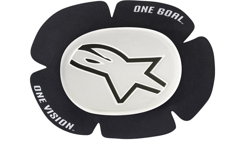 Alpinestars GP Sport Evo Knee Slider White Black 21