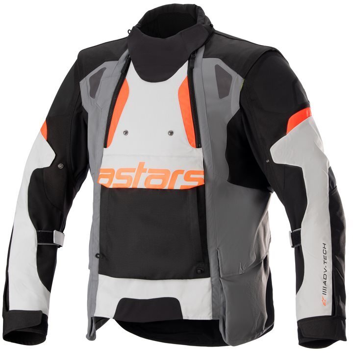 Alpinestars Halo Drystar Jacket Dark Gray Ice Gray Black 9049