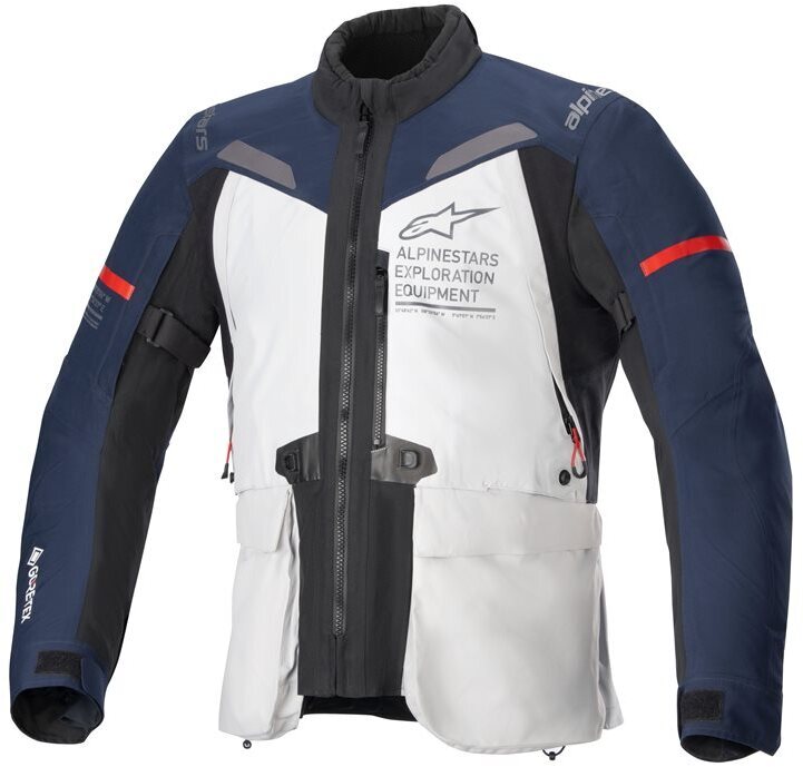 Alpinestars ST-7 2L Gore-Tex Jacket Ice Gray Dark Blue Black 9174