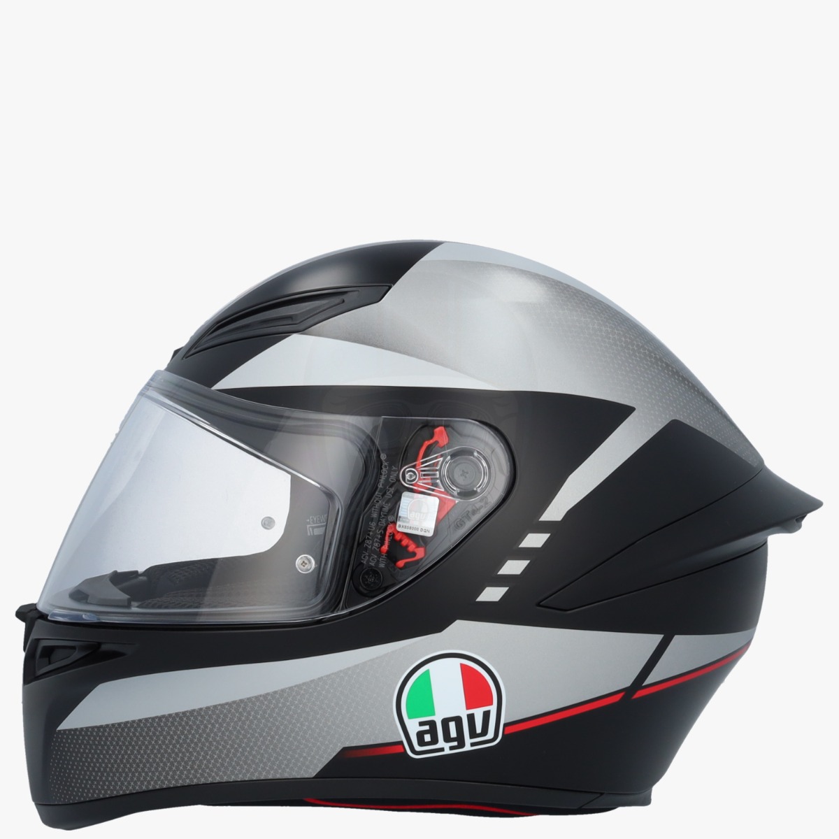 AGV K1 S Lap Matt Black/Grey/Red 034