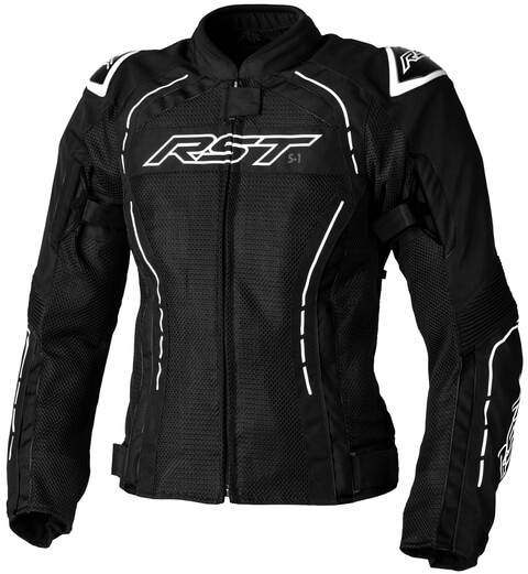 RST RST Ladies S1 Mesh CE Textile Jacket Black/White