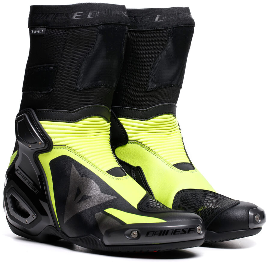 Dainese Axial 2 Boots Black/Yellow-Fluo