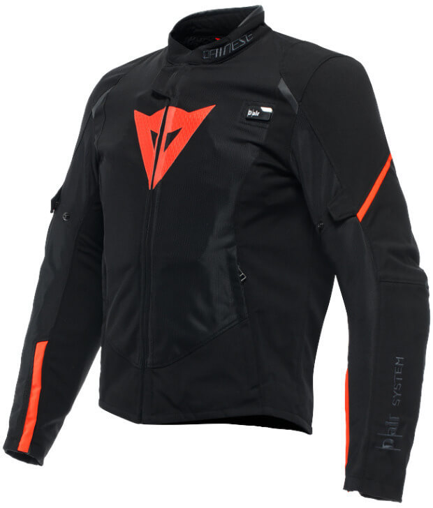Dainese Smart LS Sport Jacket Black/Fluo-Red
