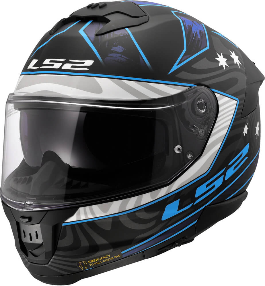 LS2 FF808 Stream II Galdam Black Blue