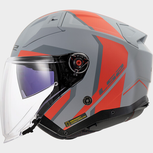 LS2 OF603 Infinity II Focus Grey Red