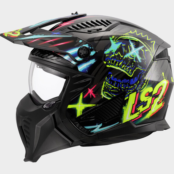 LS2 OF606 Drifter Rayz Black Blue