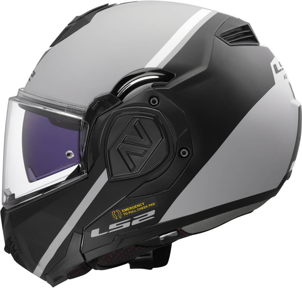 LS2 FF906 Advant Swipe Grey Black