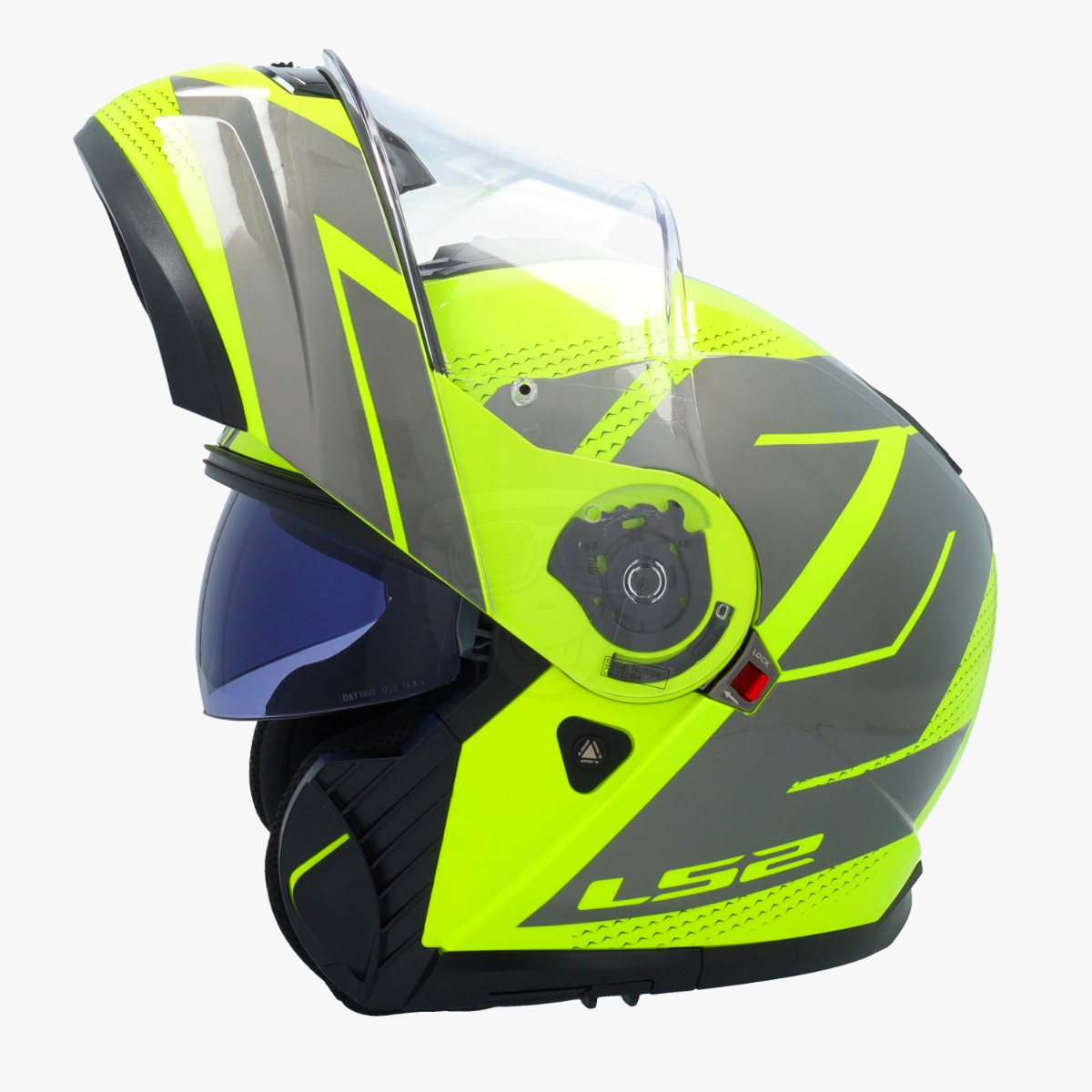 LS2 FF908 Strobe II Code H-Vis Yellow Grey