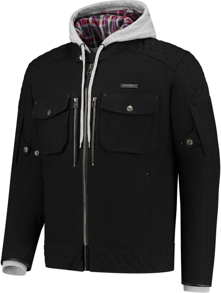Rusty Stitches Glenn Jacket Black