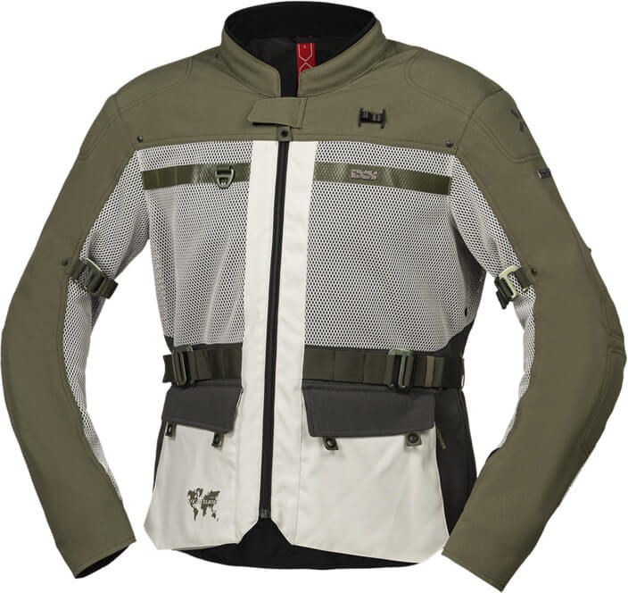 iXS Venture-BigAir 1.0 Jacket Light Gray/Green