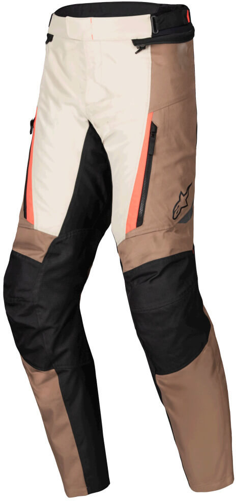 Alpinestars ST-1 Waterproof Trousers Dark Khaki/Sand/Black/Red Fluo 866