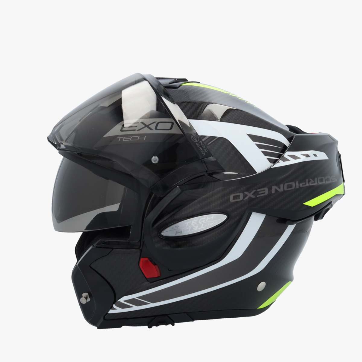 Scorpion EXO-Tech EVO Carbon Cosy Black/Neon Yellow