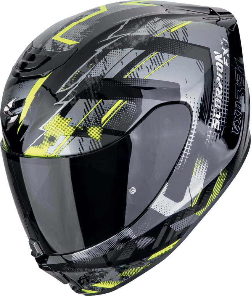 Scorpion EXO-391 Clutter Black/Neon Yellow