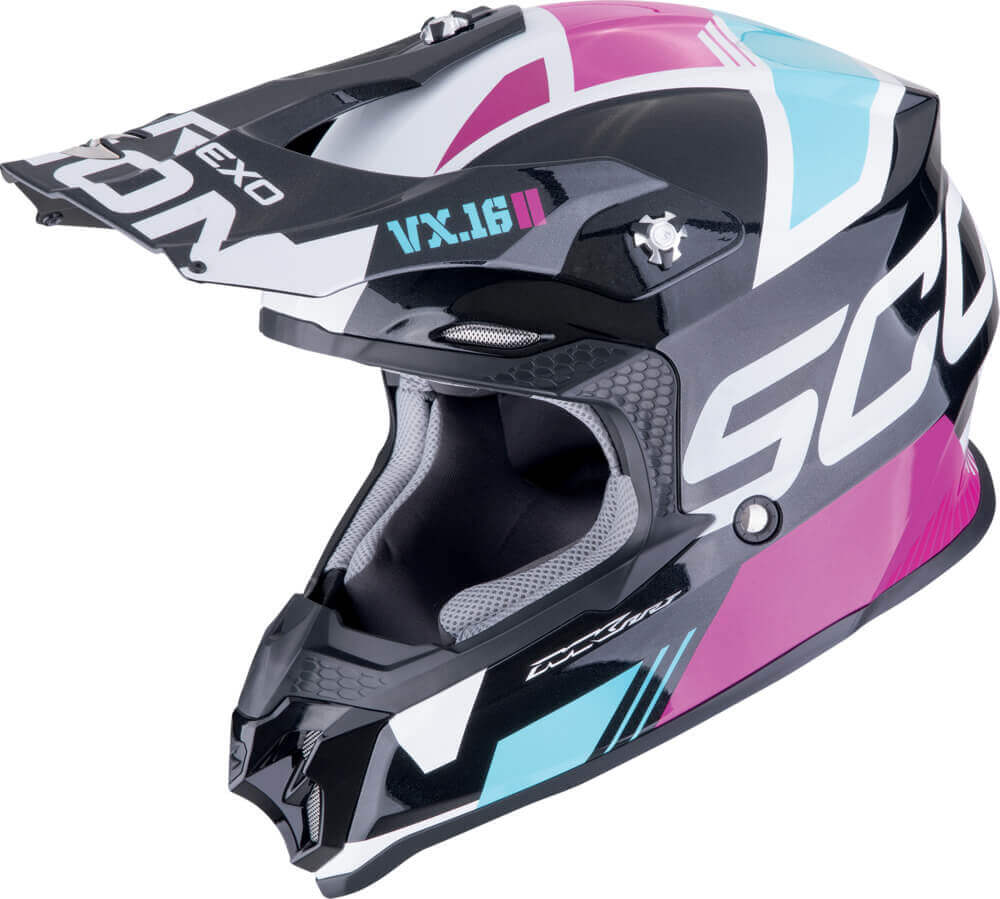 Scorpion VX-16 EVO AIR Analog Metal Black/Blue/Pink