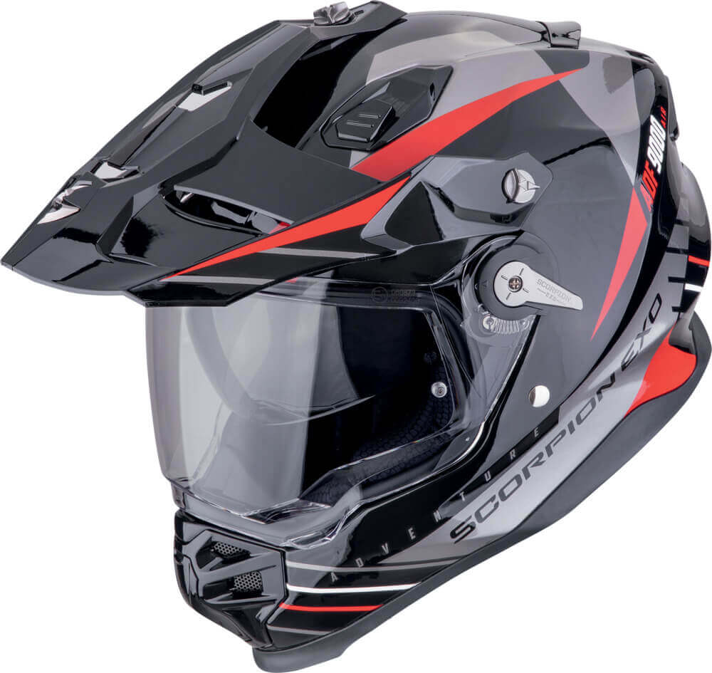 Scorpion ADF-9000 AIR Feat Black/Silver/Red