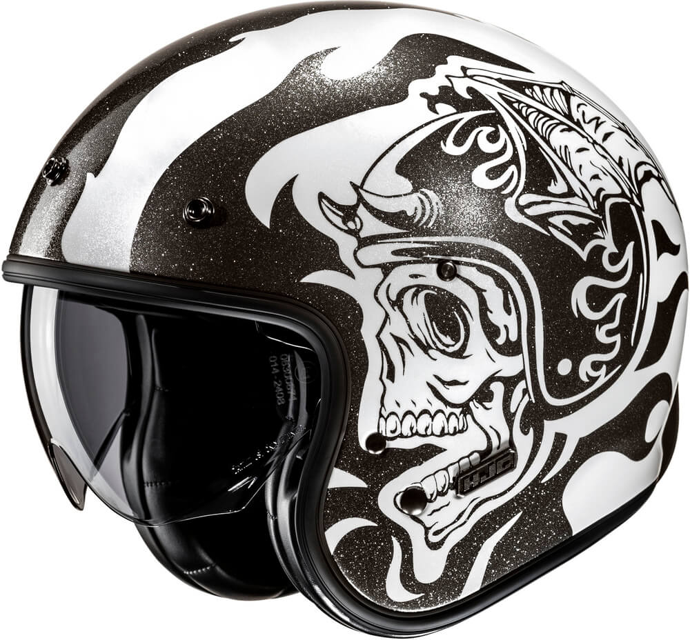 HJC V31 Flame Black/Grey 180