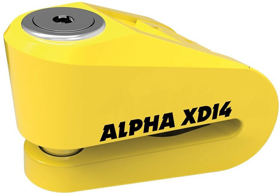Oxford Alpha XD14 Disc Lock (14mm pin) Yellow ART4 LK276