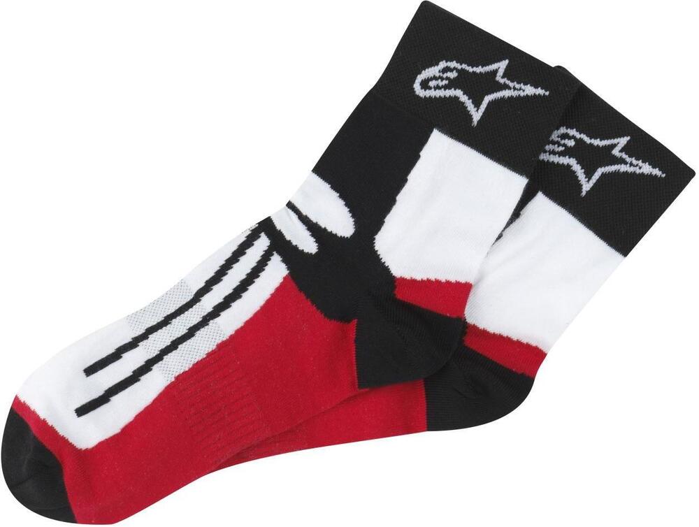 Alpinestars Racing Road Socks Short Socks Black/Red 30
