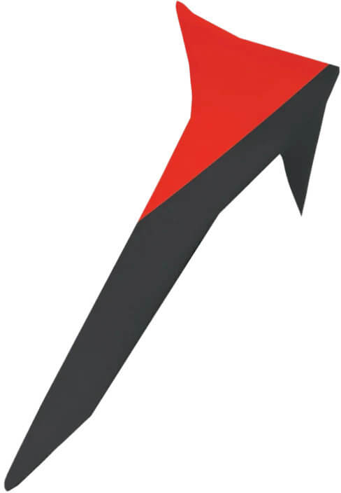 Alpinestars S-R10 Element Standard Spoiler Black Carb Bright Red White Gl