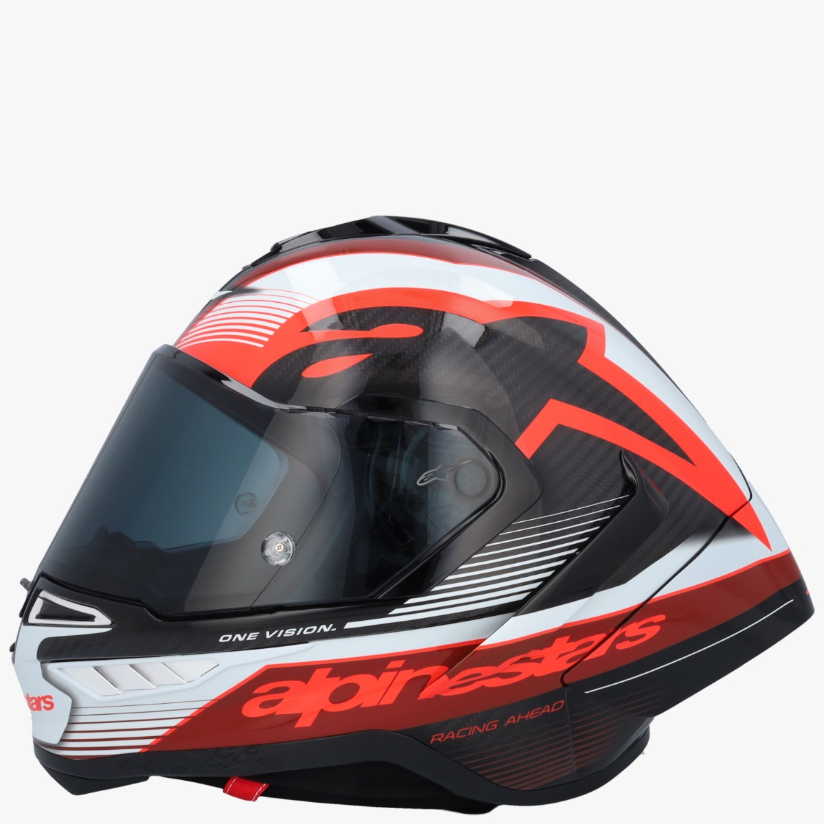 Alpinestars Supertech R10 Team Black Carbon Red White Glossy