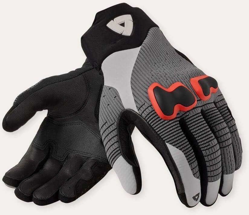 REV'IT Kinetic 2 Gloves Grey/Red
